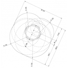 Euromet Fixation pour structure 50 mm anthracite - Vue 2